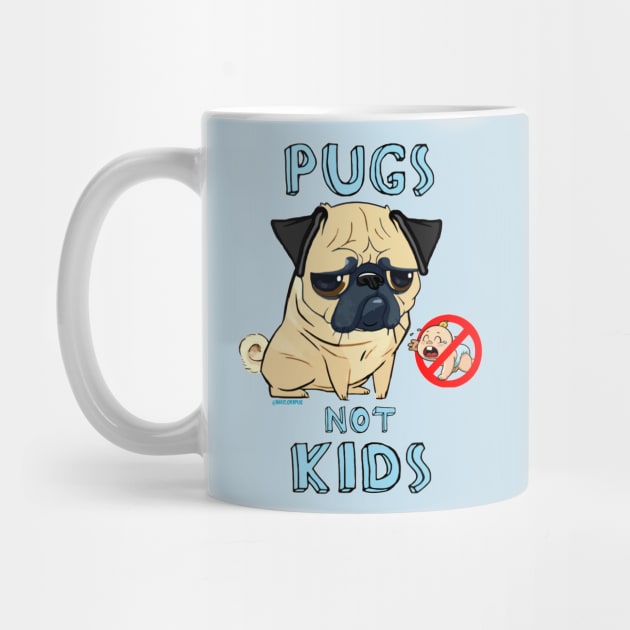 Pugs Not Kids by darklordpug